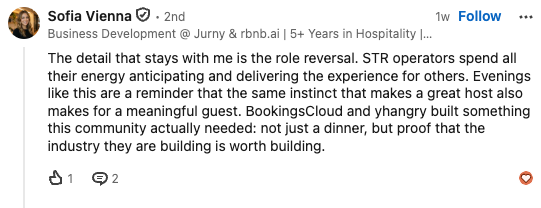 LinkedIn post by Sofia Vienna