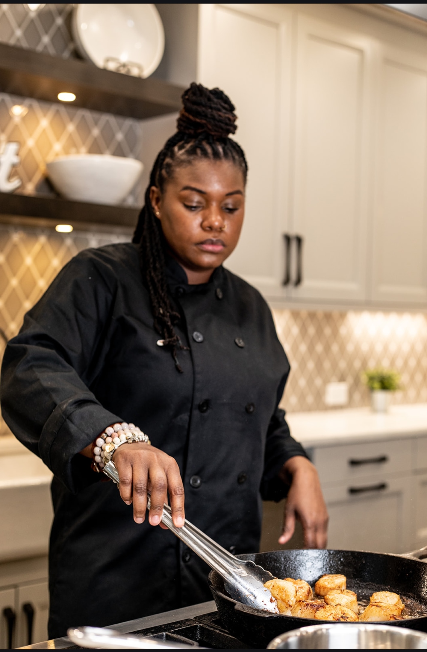 Chef Rima cooking